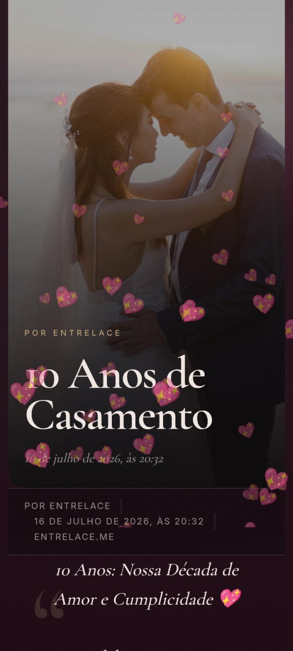 Exemplo de Entrelace no layout Veludo Cinema